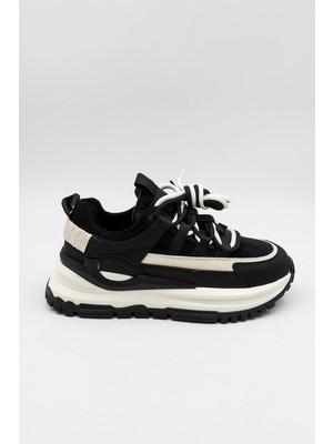 Guja Ithal Özel Seri Kadın Günlük Spor Ayakkabı  GJ331 - Siyah - 36