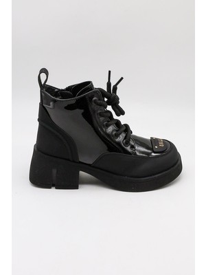 Guja Ithal Seri Kadın Sneaker Bot GJ405 - Siyah - 36