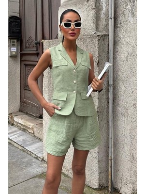 Yelek Şort Viscon Takım 10156-17