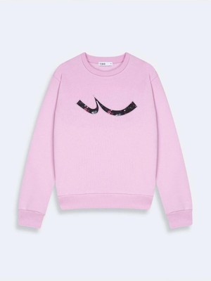 Ltb Panece Logolu Bisiklet Yaka sweatshirt