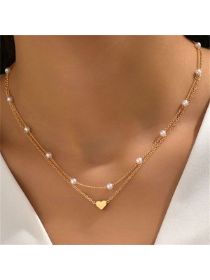 Zarif Incili Kolye - Şıklığınızı Tamamlayın