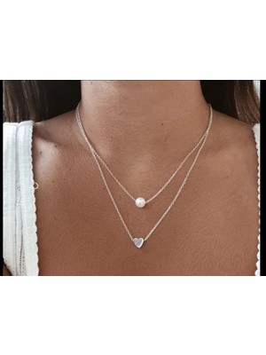 Romantik Zincirli Kalp Kolye ile Şıklığınızı Tamamlayın