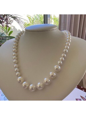 Zarif Beyaz Inci Kadın Kolye - Şıklığınızı Tamamlayın