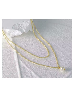 Şıklığınızı Tamamlayan Katlı Zincir Kolye