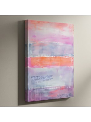 Soyut Akrilik Boyama Tablosu