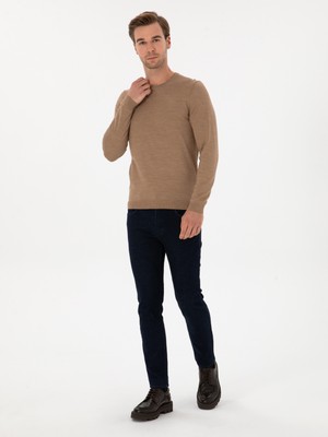 Cacharel Erkek Lacivert Slim Fit Pamuk Karışımlı Jean Pantolon 50313706-VR033