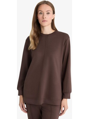 DeFacto Regular Fit Bisiklet Yaka Uzun Kollu Tunik F5117AX25AU