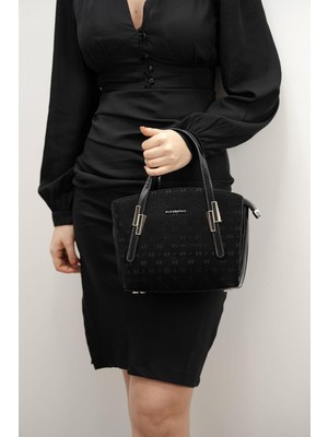 Silver & Polo Siyah - Siyah SP1021 Kadın El Çantası