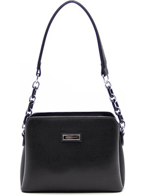 Silver & Polo Siyah - Siyah SP937 Kadın Omuz Çantası