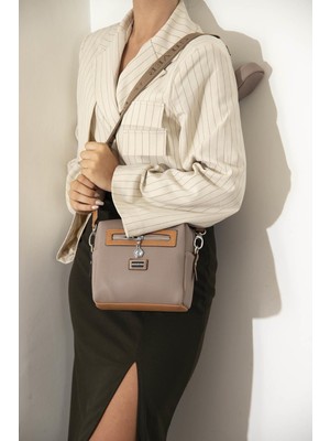 Silver Polo Silver & Polo Kum - A.Taba SP1038 Kadın Çapraz Çanta