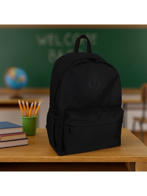 Bagacar 130 Excaption Unisex Kumaş Günlük ve Okul Sırt Çantası 45x15x30 cm – Hafif, Dayanıklı ve Rahat Taşıma