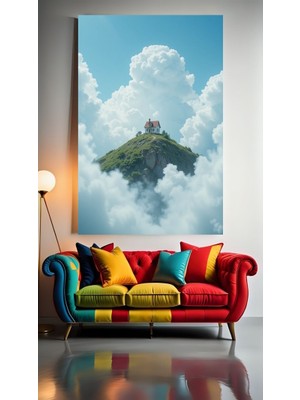 Özkacar Group Hepimizin Istediği O Ev V1 Ev Duvar Salon Güzellik Salonu Ofis Dükkan Dekarasyon Kanvas Tablo