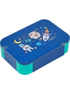 Vagonlife Bento 900ML Lunchbox Yeni Koleksiyon Tek Katlı 2 Bölmeli Pp Plastik Çocuk Sefer Tası Yemek Kutusu