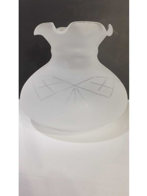 Turuncu Alaaddin Avize Camı, 14CM Boyunda, 11CM Çapında Şık ve Modern Tasarım