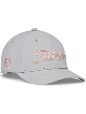Titleist Tour Performance Junior Golf Şapkası TH25AJRTPN2-0G5 Gri Pembe