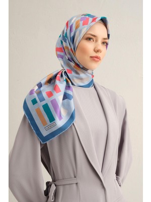 Armine 2025 Yaz Sezonu %100 Twill Ipek Eşarp 9341D 83