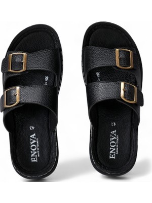  Kaliteli Suni Deri ve Ortopedik Taban ile Erkekler Için Maksimum Konfor