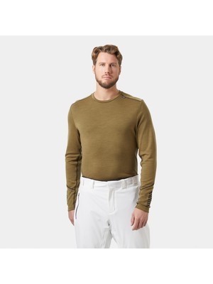 Helly Hansen Lıfa Merino Midweight Crew 2XL Erkek Termal İç Giyim %100 Merinos Yünü HHA.49364_HHA.718