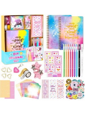 Robokids Dıy Seti – Kızlar İçin Disney Periler Temalı 100 Parça Stickerlı Defter ve Hobi Kit 7+ Yaş