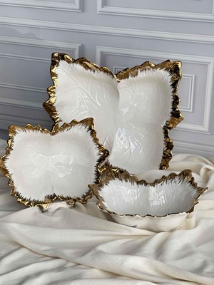 Albero Servis Sunum Kase Seti 3 Parça