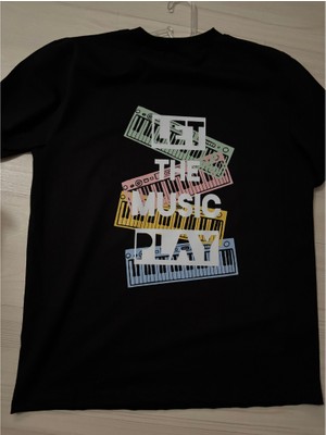 Dtf Baskılı Rahat Kalıp Tshirt