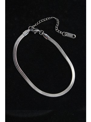 Bfs 316L Çelik Italyan Model Gümüş Renk Erkek Bileklik