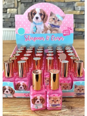 Cg Kids Ruj Kalemtraş ve Silgi Birarada 1 Adet Ister 2 Adet  4 Adet Alabilirsiniz