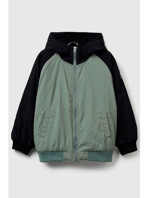 United Colors Of Benetton Erkek Çocuk 2IGGCN06J-25K Yağmurluk Haki