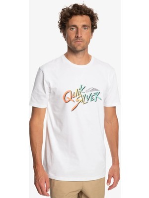 Quiksilver Sıgnaturemove M Tees Beyaz Erkek Tshirt