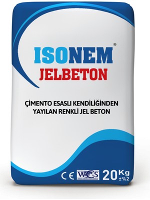 İSONEM JEL BETON -Çimento Esaslı Kendiliğinden Yayılan Renkli JelBeton