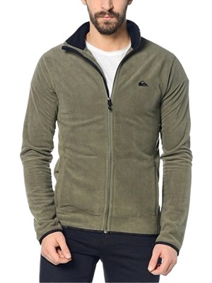 Quiksilver Mission Fz Erkek Yeşil Polar Ceket