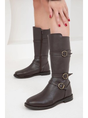 Papuçcity Mnrs 1565 Kadın Günlük Çizme Bot