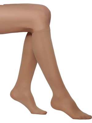 Lastiği Sıkmayan Orta Kalınlık Dizaltı Çorap Comfort