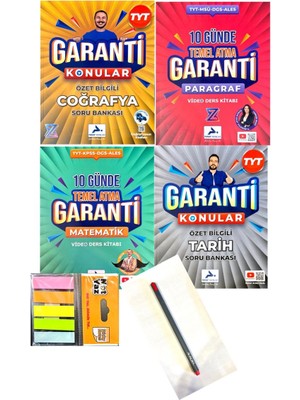 Paraf Yayınları Tyt Z Takımı 10 Günde Temel Atma 4'lü Set-Yeni Baskı-