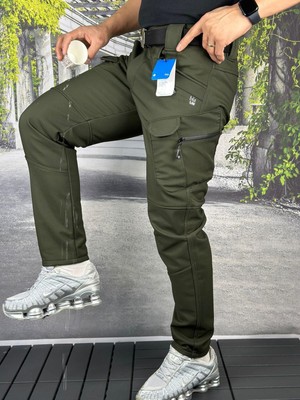 Mikro Taktikal Outdoor Kargocep Cargocep Içipolarli Softjel Sıvı ve Rüzgar Geçirmez Kışlık Pantolon