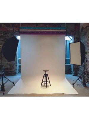 Rabadon Beyaz 100cm X 200cm Ürün Çekim Arka Plan Fonu Kolay Temizlenebilir ve Taşınabilir Fotoğrafçılar İçin