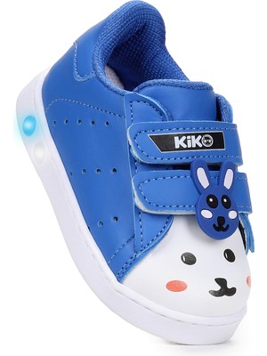 Kiko Kids Bart Cırtlı Işıklı Erkek Bebek Spor Ayakkabı