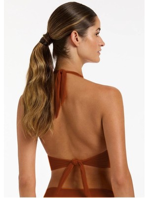 Triangle Twist Toparlayıcı Bikini Üstü