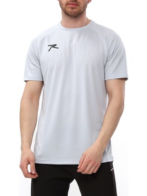Raru Gri Velox Unisex T-Shirt %100 Polyester Nefes Alabilir Kumaş ile Şık Tasarım Sunuyor