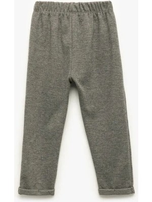 Koton Erkek Bebek Desenli Viskon Karışımlı Beli Bağcıklı Pantolon 6WMB40012TK