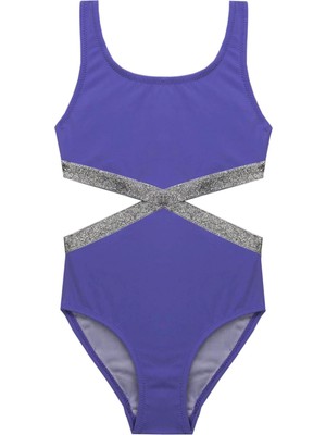 Deep Beach LİLA SİMLİ KIZ ÇOCUK MAYOKİNİ DB200568CM