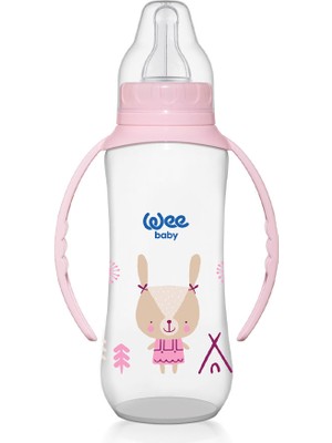 Wee Baby Klasik Kulplu Pp Biberon 270 ml Pembe 6-18 Ay