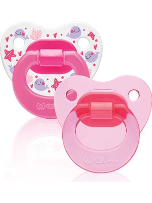 Wee Baby 2’li Damaklı Emzik No:3 Kız 18+ Ay