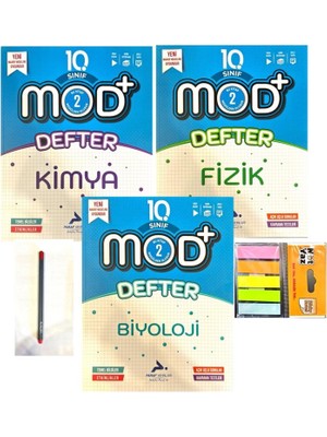 Paraf Yayınları Mod Serisi 10.sınıf 3'lü Defter-Yeni Baskı-