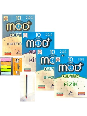 Paraf Yayınları 10.sınıf Mod Serisi 4' Defter Set-Yeni Müfredat-Yeni Baskı-