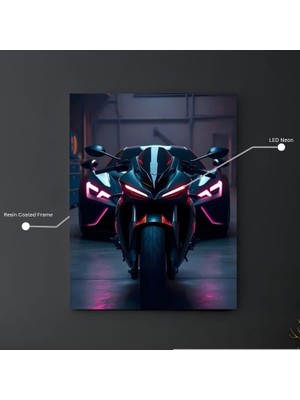Neon Poster LED Işıklı – Dekoratif Duvar Posteri Hediye ve Ev Dekoru Için Harika Seçim