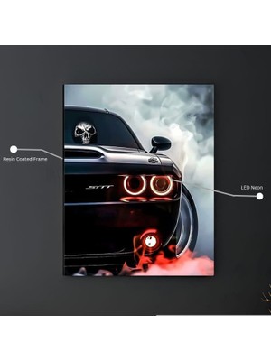 Neon Poster LED Işıklı – Dekoratif Duvar Posteri Hediye ve Ev Dekoru Için Harika Seçim