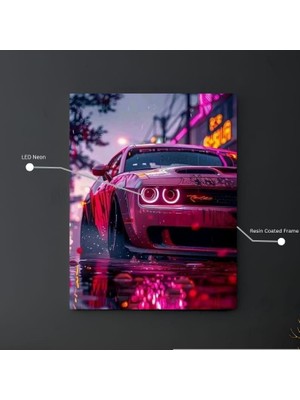 Neon Poster LED Işıklı – Dekoratif Duvar Posteri Hediye ve Ev Dekoru Için Harika Seçim