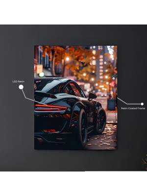 Neon Poster LED Işıklı – Dekoratif Duvar Posteri Hediye ve Ev Dekoru Için Harika Seçim