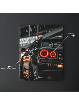 Neon Poster LED Işıklı – Dekoratif Duvar Posteri Hediye ve Ev Dekoru Için Harika Seçim